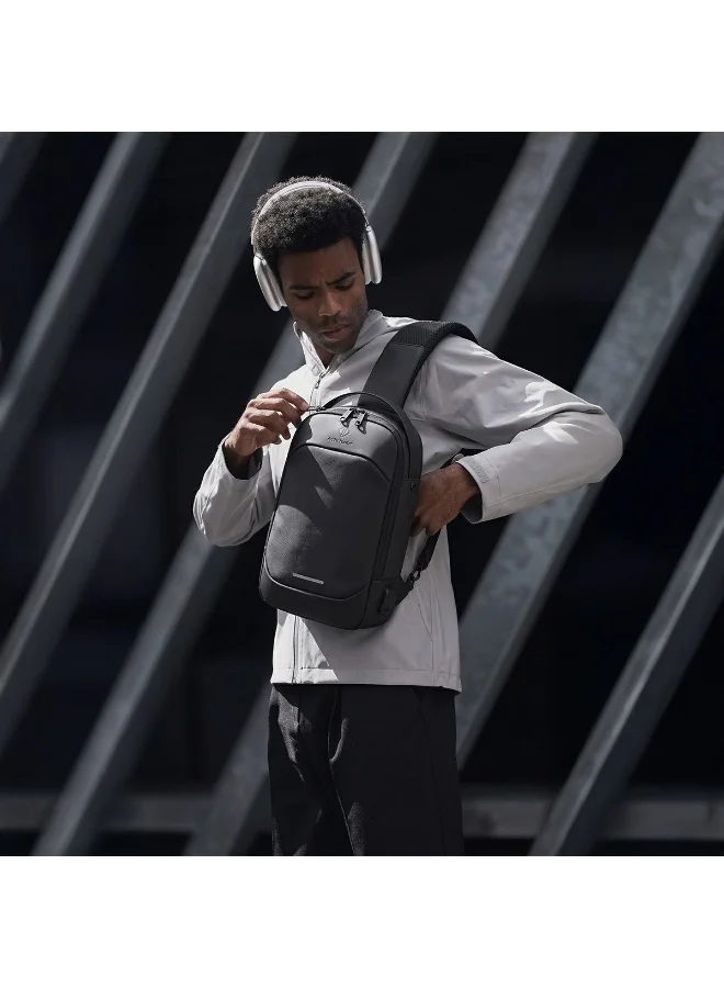 Mobcos Mobcos Side Bag Small Black 7999 Mobcos Side Bag Small Black 7999 Waterproof Anti-Theft Laptop Backpack with USB Charging Port – Slim Oxford Travel & Business Backpack for Men & Women, iPad & Laptop Compartment, Multi-Pocket Organizer Daypack  | Best Price UAE