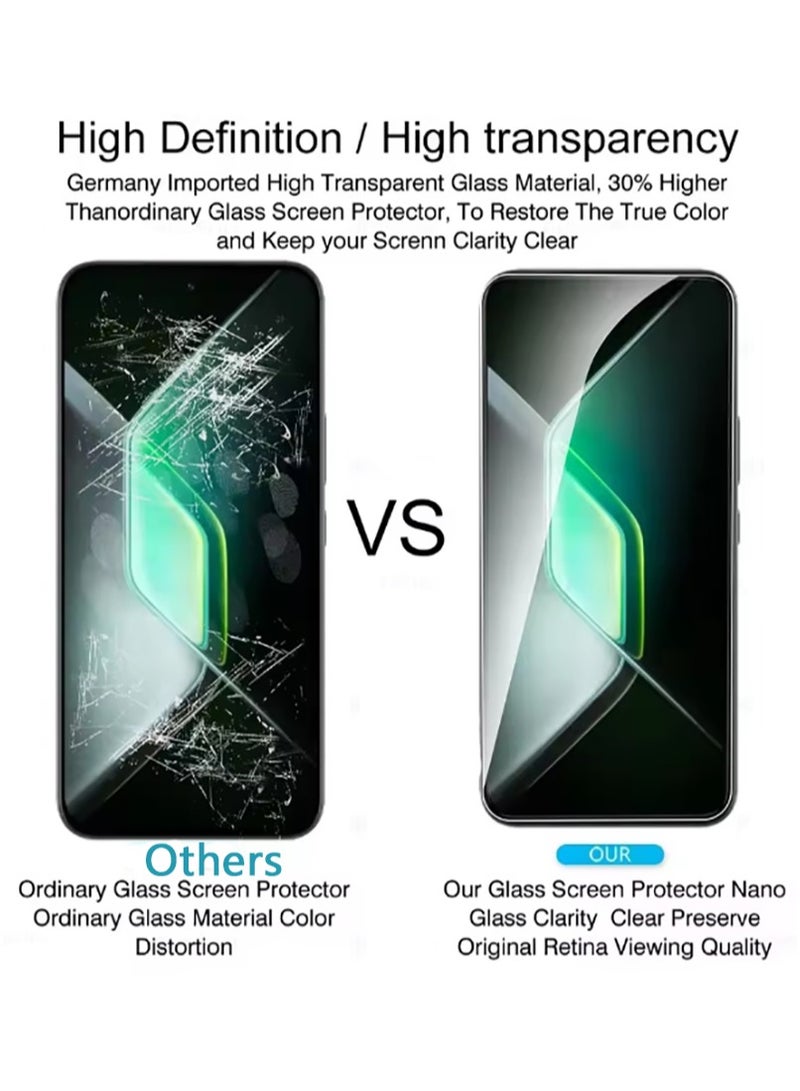 2 Pack Infinix GT 30 Pro Screen Protector Tempered Galss,High Clear [Bubble Free] Screen Tempered Glass Protective Film for Infinix GT 30 Pro  - Image 4