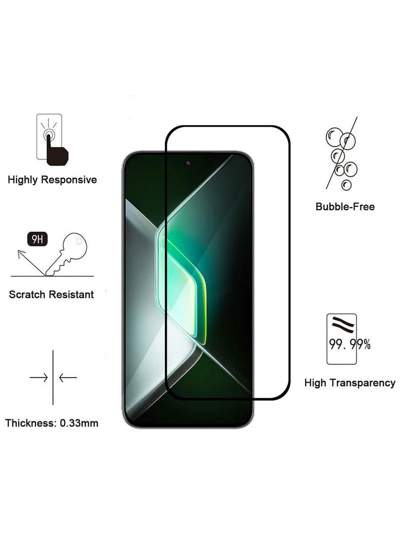 2 Pack Infinix GT 30 Pro Screen Protector Tempered Galss,High Clear [Bubble Free] Screen Tempered Glass Protective Film for Infinix GT 30 Pro  - Image 3