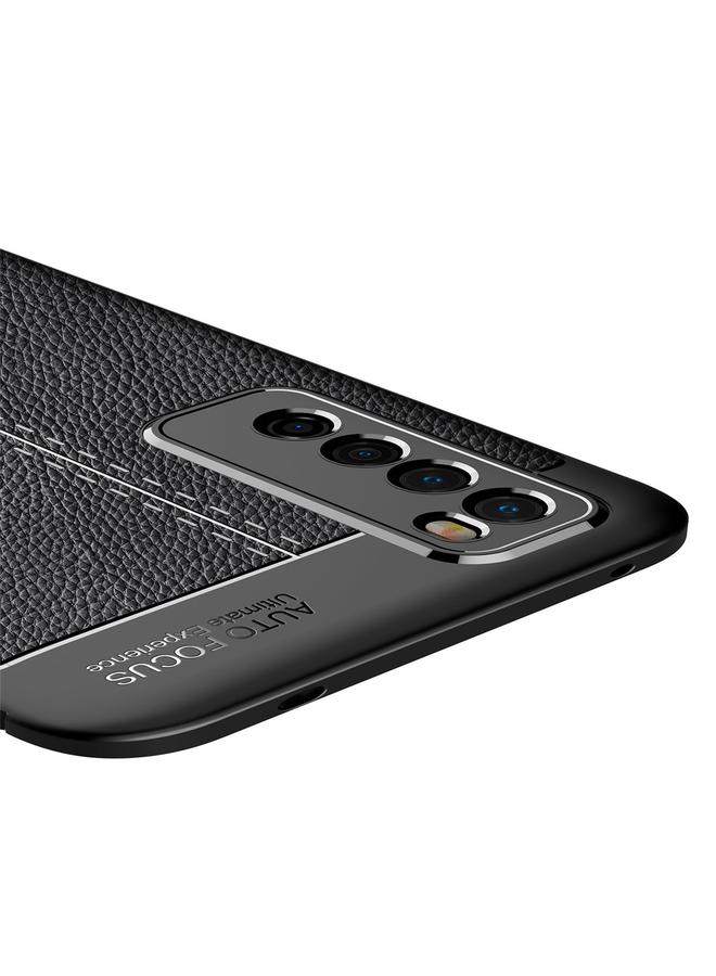 اس-توب جراب لهاتف Huawei Nova 7 مصنوع من مادة TPU الليتشي المقاومة للصدمات - Image 4