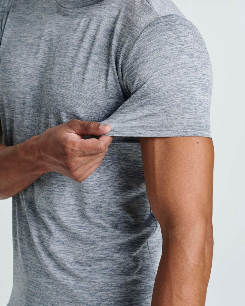 REALESSENTIALS 5 Pack Men’s Active Quick Dri Dry Fit Crew Neck T Shirts Athletic Running Gym Workout Short Sleeve Tee Tops Camisas para Hombres Summer - Image 5