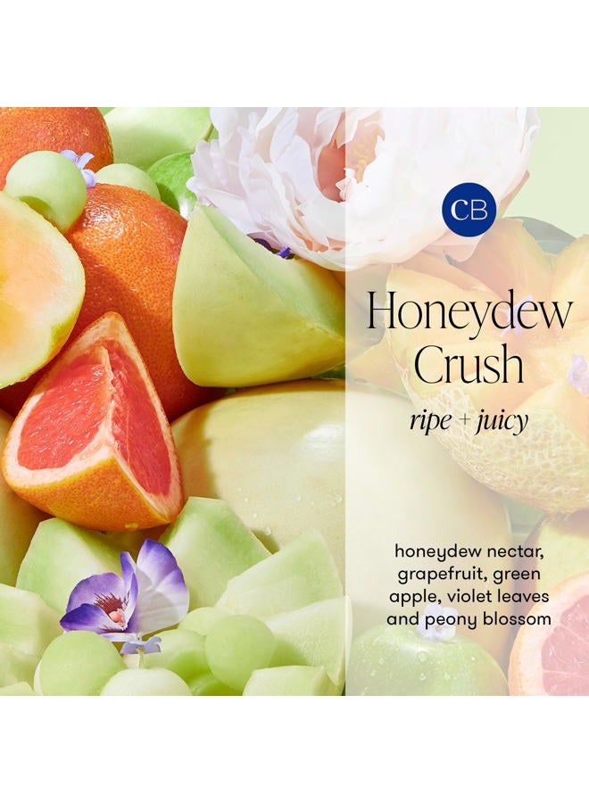Capri Blue Honeydew Crush cented Candle - Signature Printed Travel Tin Jar Candle - Luxury Aromatherapy Candle with a Soy Wax Blend - Blue Candle (8.5 oz) - Image 3