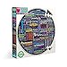 eeBoo 500 Piece Puzzle 100 Great Words Jigsaw Puzzle for Adults Circular with 23 Diameter Made with Recycled Board VegetableBased Ink - Image 2