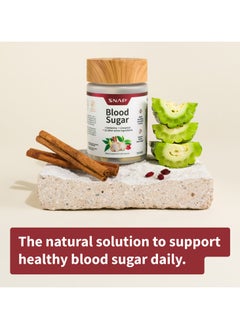 SNAP SUPPLEMENTS مزيج سكر الدم مع البربرين والقرفة و22 مكونًا نشطًا، مكمل غذائي - 60 كبسولة  - Image 3