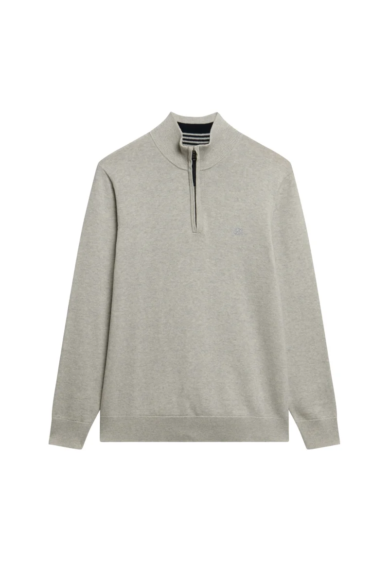 Superdry Essentials Cotton Half Zip Jumper