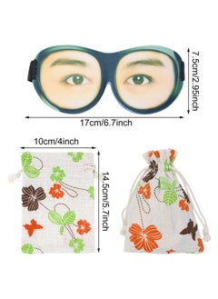 HONBAY Honbay 3D Funny Eyeshade Soft Sleep Eye Mask with Adjustable Head Strap for Travel, Game, Party, Rest, Sleeping (Girl)  - Image 2