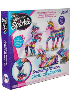 Cra-Z-Art Shimmer ’n Sparkle Sparkling Unicorn Sand Art Kit for Kids for Ages 6 and Up  - Image 1