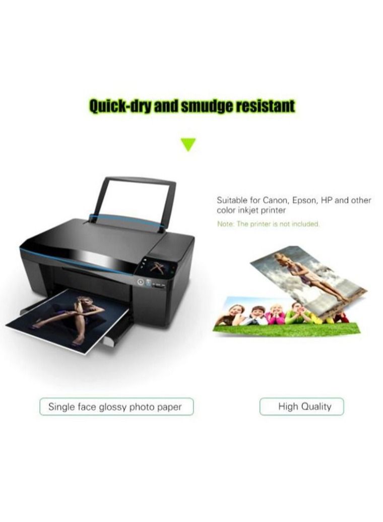 JOJO A4 Two-Sided Glossy Photo Paper, Double Face Inkjet Printing Paper, 200 GSM, 50 Sheets - Image 5