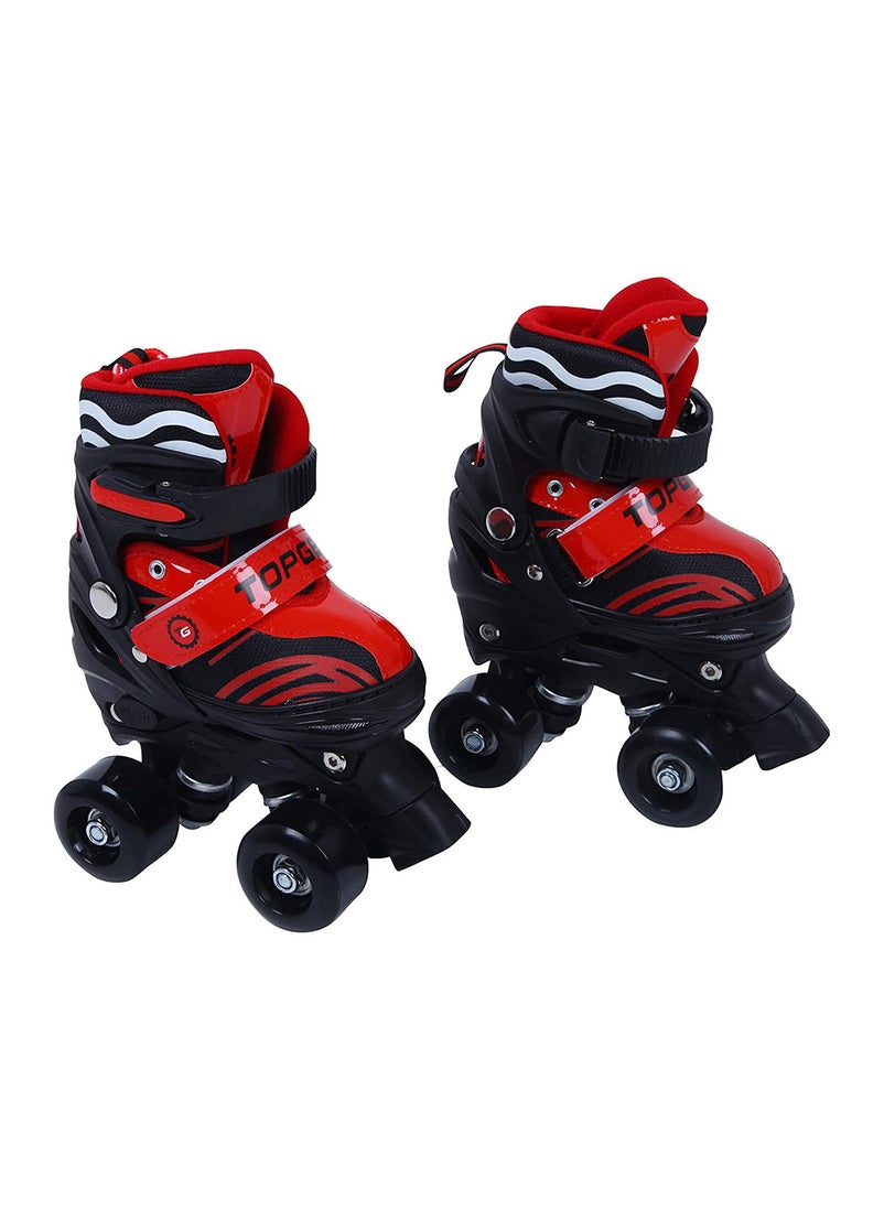 Top Gear Gear Roller Skates Shoes Tg 9008 Adjustable Double Row 4 Wheel For Kids  - Image 1