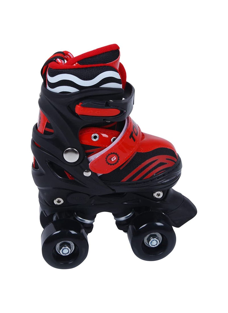 Top Gear Gear Roller Skates Shoes Tg 9008 Adjustable Double Row 4 Wheel For Kids  - Image 2