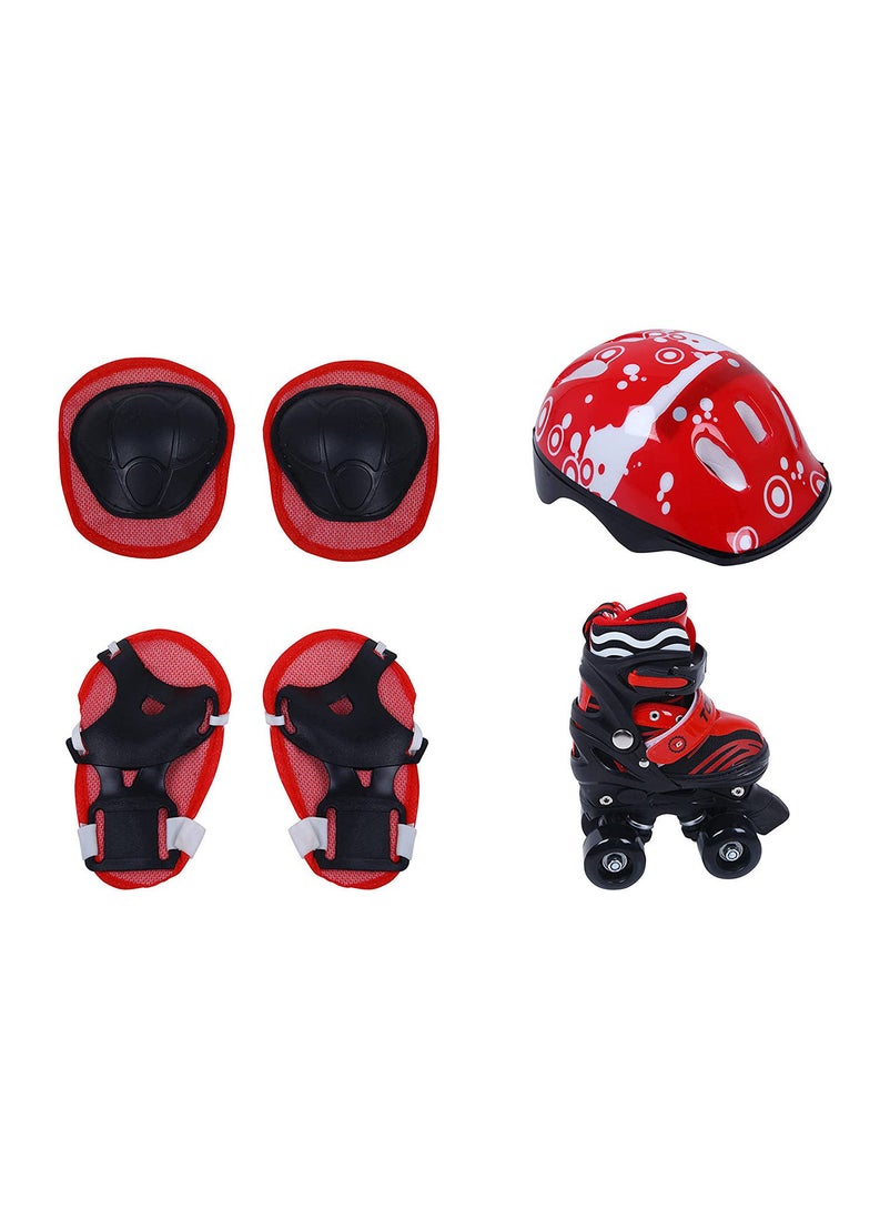 Top Gear Gear Roller Skates Shoes Tg 9008 Adjustable Double Row 4 Wheel For Kids  - Image 3