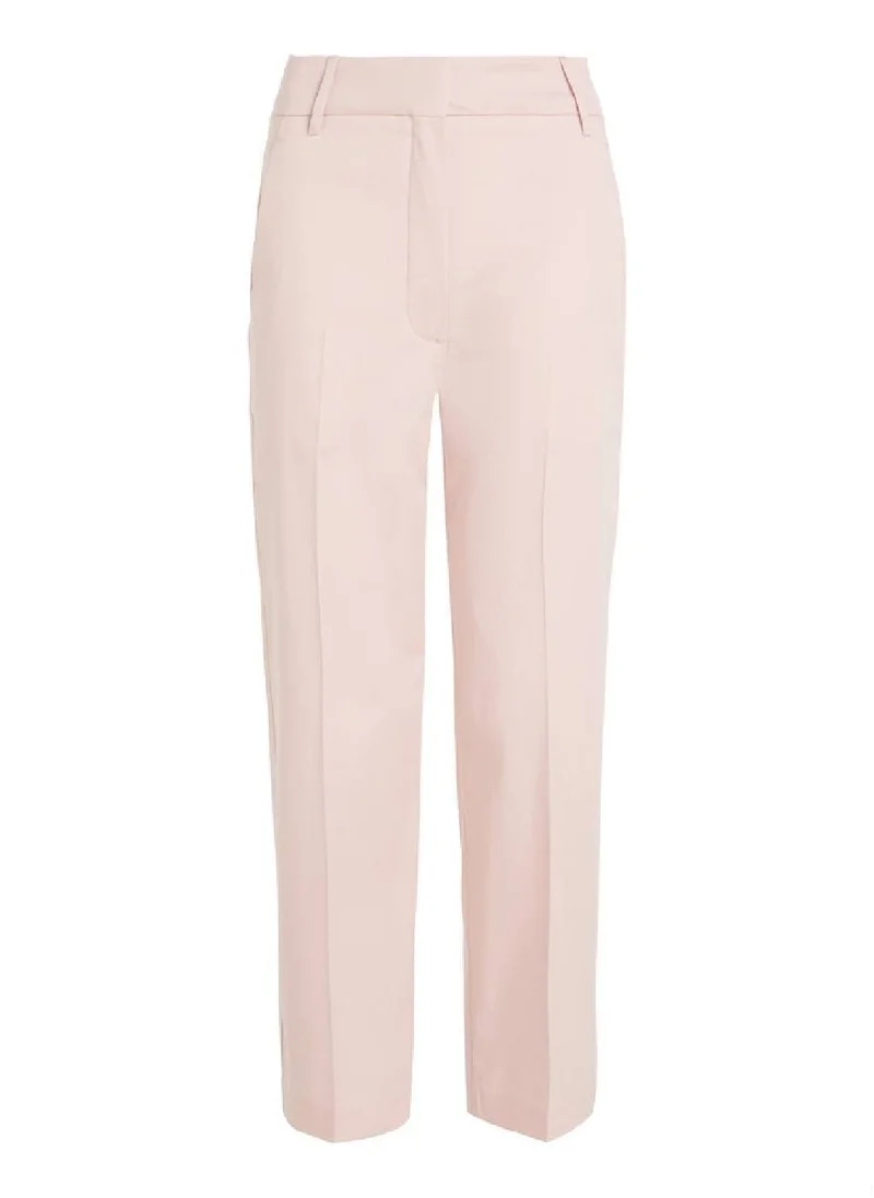 TOMMY HILFIGER Women's Slim Straight Chinos -  Stretch organic cotton blend, Pink