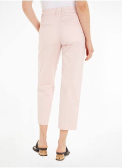 TOMMY HILFIGER Women's Slim Straight Chinos -  Stretch organic cotton blend, Pink  - Image 4