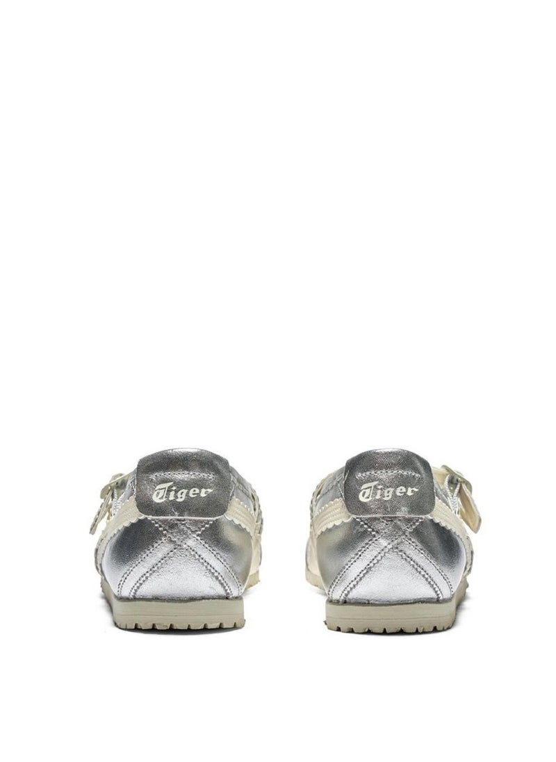 Onitsuka Tiger Mexico 66 TGRS Women’s Ballet Flats - Silver | Comfortable u0026 Stylish Casual Mary Jane Shoes  - Image 4