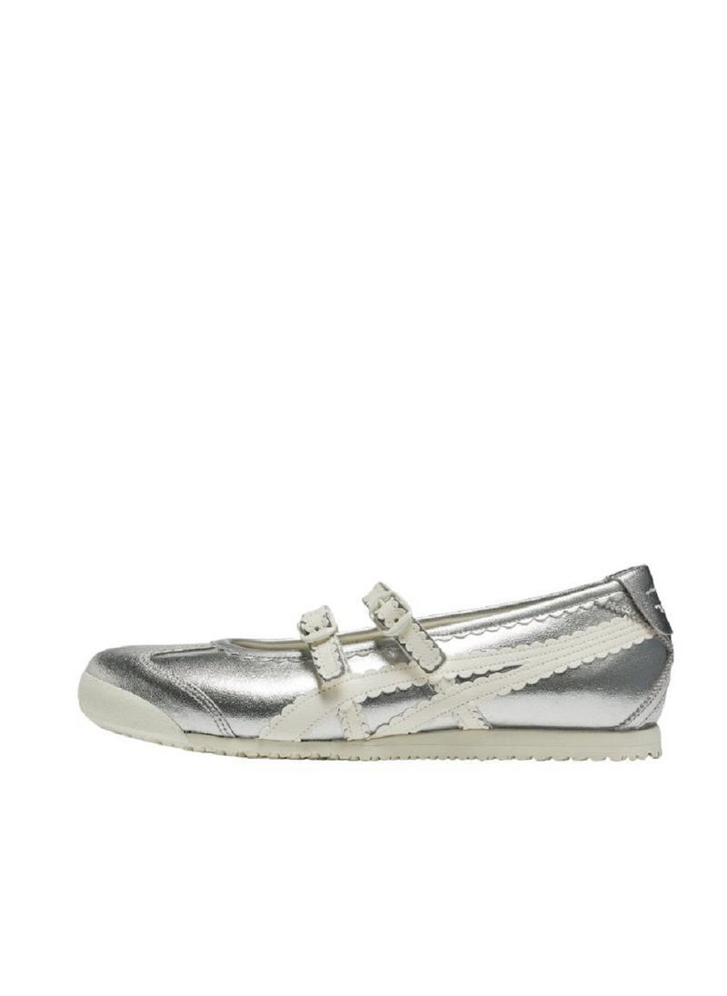 Onitsuka Tiger Mexico 66 TGRS Women’s Ballet Flats - Silver | Comfortable u0026 Stylish Casual Mary Jane Shoes  - Image 1