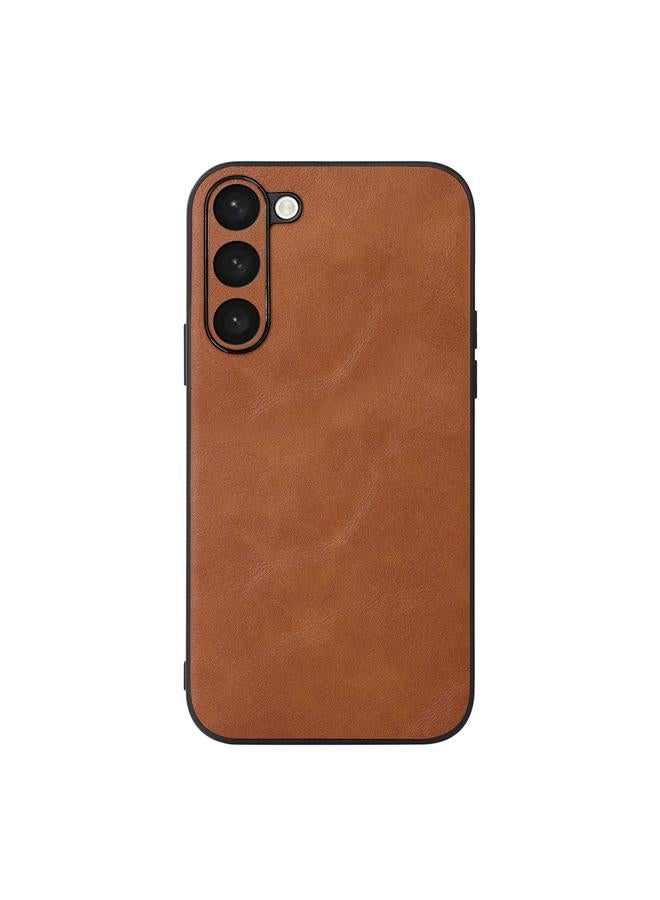 S-TOP Case For Samsung Galaxy S23 5G Cowhide Texture PU Phone Case - Image 1
