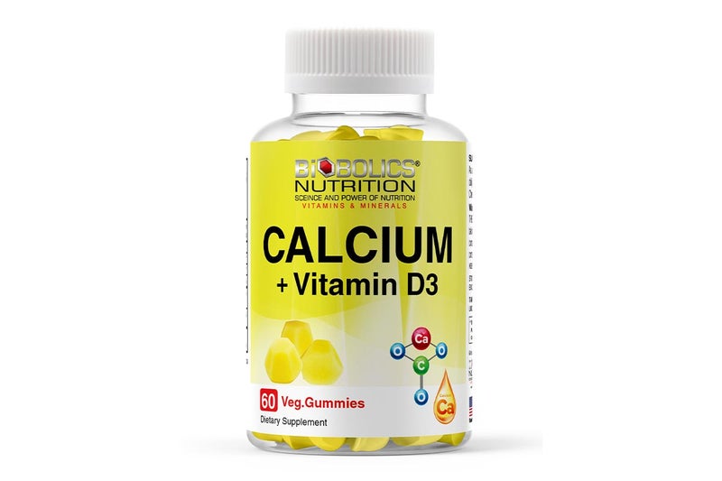 BIOBOLICS  CALCIUM PLUS VITAMIN D3 LEMON 60 VEG GUMMIES - Image 1