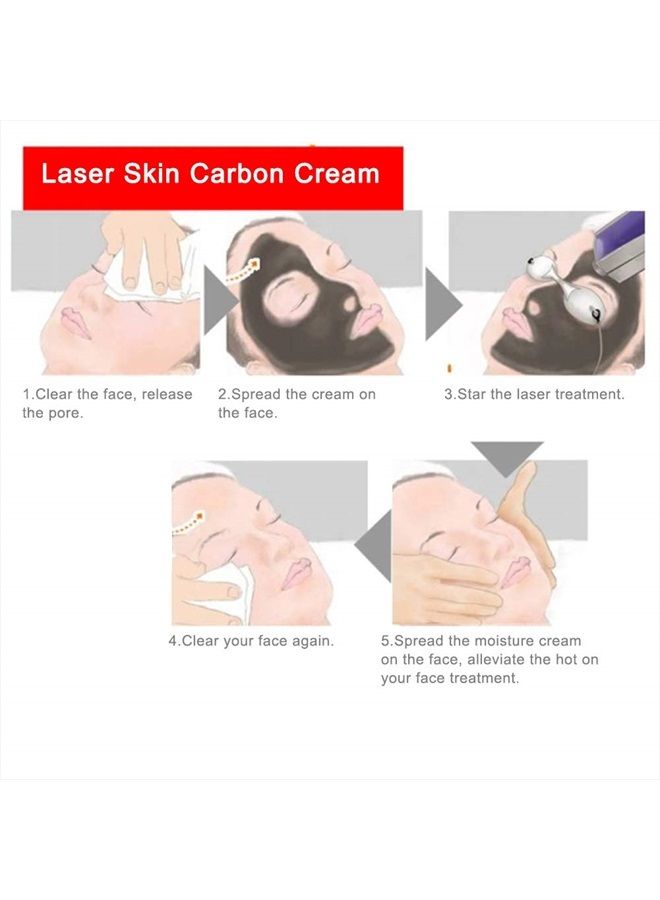 Sonew Facial Cleansing Carbon Fiber Gel Off, for Laser Skin Rejuvenation Skin Care Skin Care, 80Ml Skin Deep Cleansing - Image 4