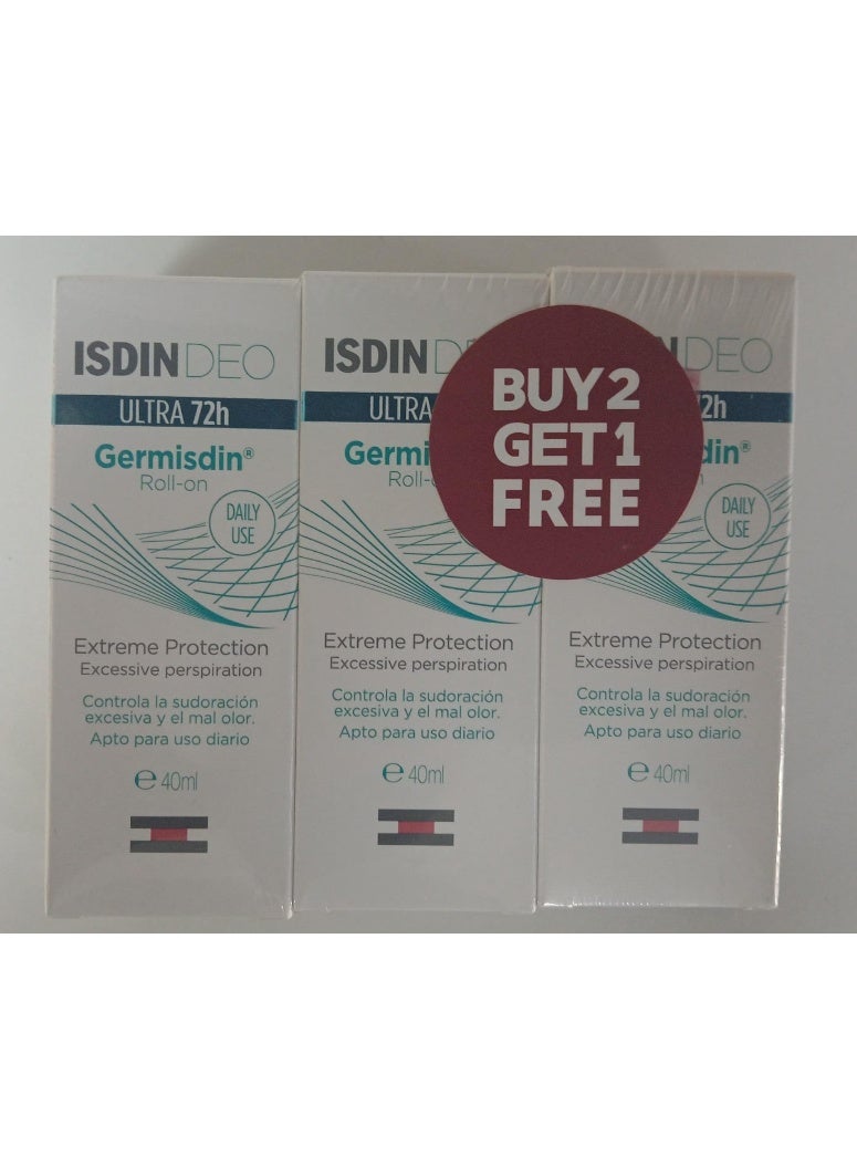 Isdin Deo Ultra 72H Germisdin 40Ml Roll On 40ml  buy2 get 1 free