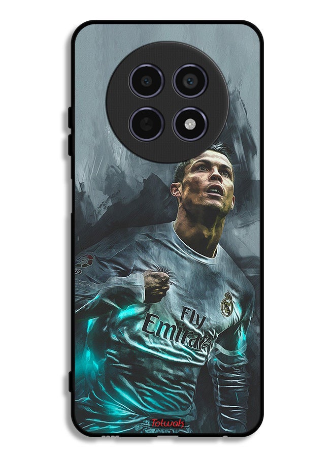 Tolwak Realme 12 5G Protective Case Cover Cristiano Ronaldo Art - Image 1