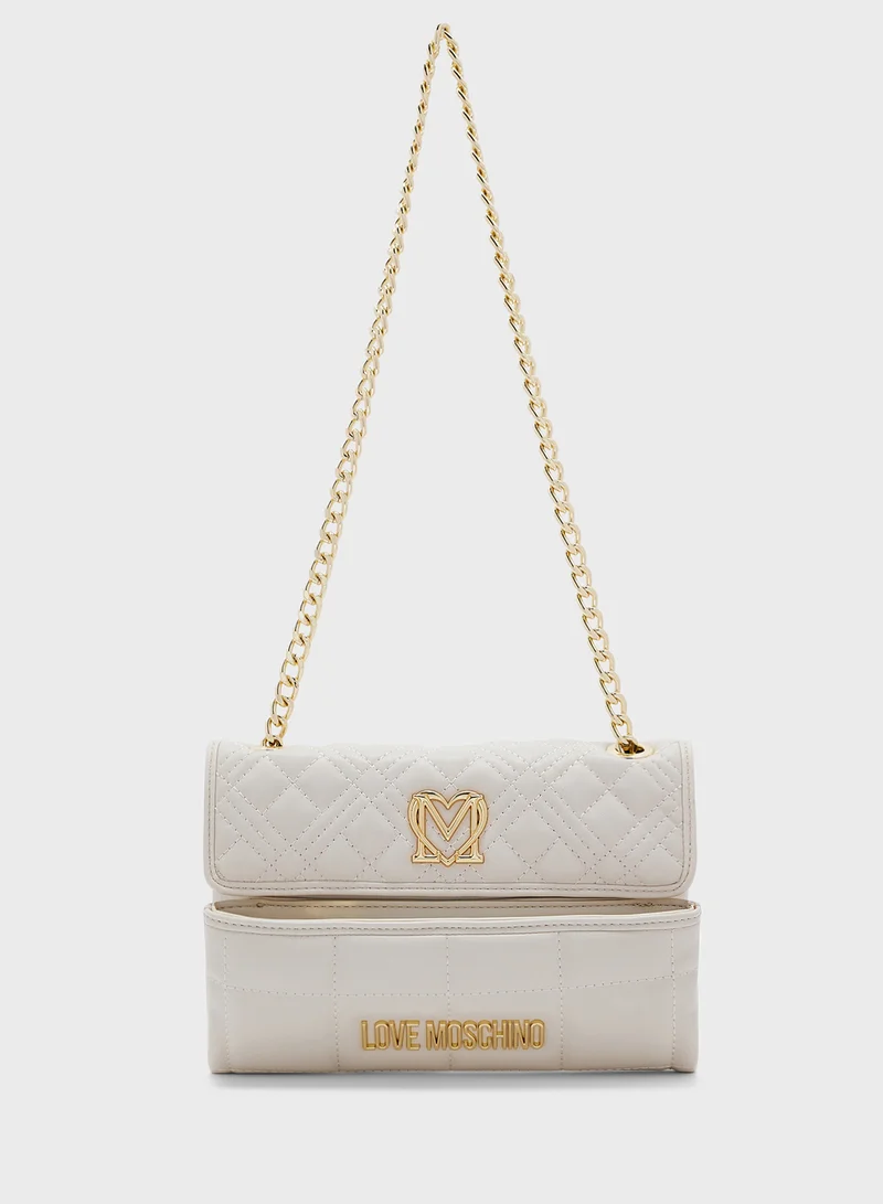 Love Moschino IVORY PU-IVORY PU IVORY PU-IVORY PU