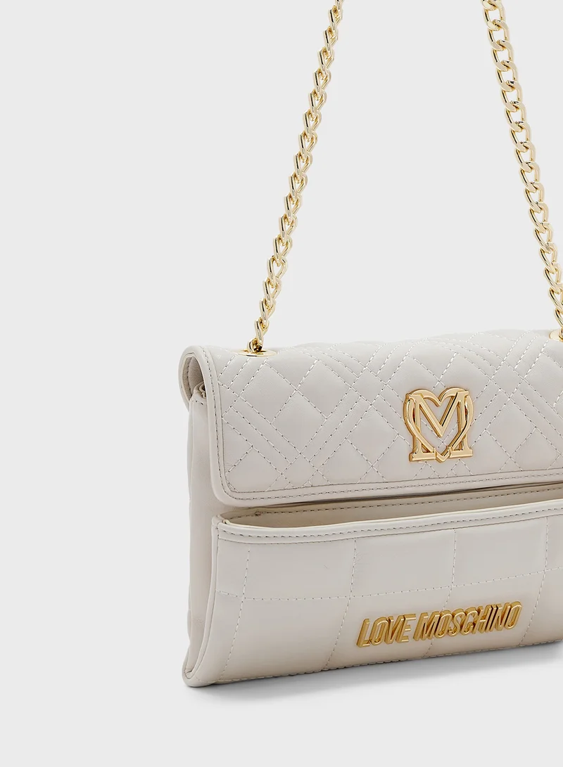 Love Moschino IVORY PU-IVORY PU IVORY PU-IVORY PU
