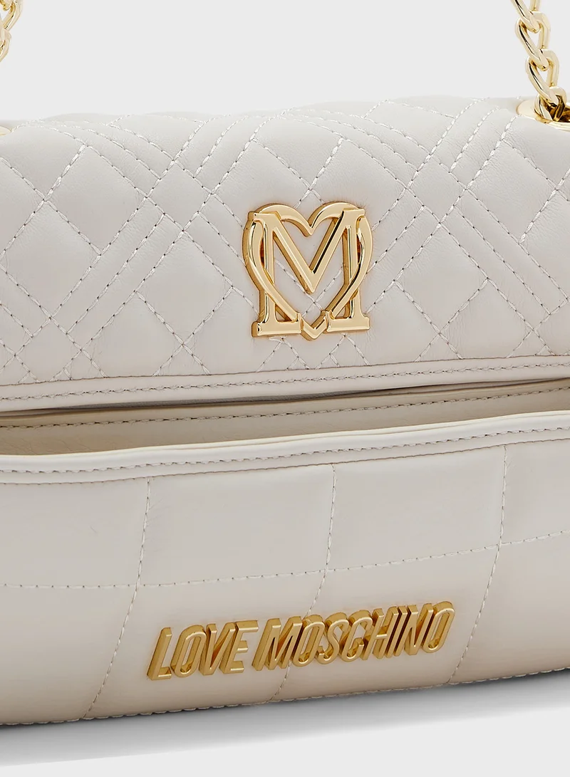 Love Moschino IVORY PU-IVORY PU IVORY PU-IVORY PU