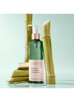 BIOSSANCE Squalane + Antioxidant Cleansing Oil. Lightweight Facial Oil Cleans Deep Into Pores Removes Makeup And Hydrates Skin. For All Skin Types (6.7 Ounces)  - Image 4