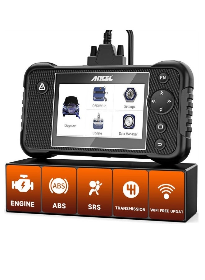 Ancel FX3300 OBD2 Scanner, All System Scan Tool, WiFi Update Car Scanner Diagnostic Tool, Check Engine Code Reader, Diagnostic Scanner for Cars - Image 2