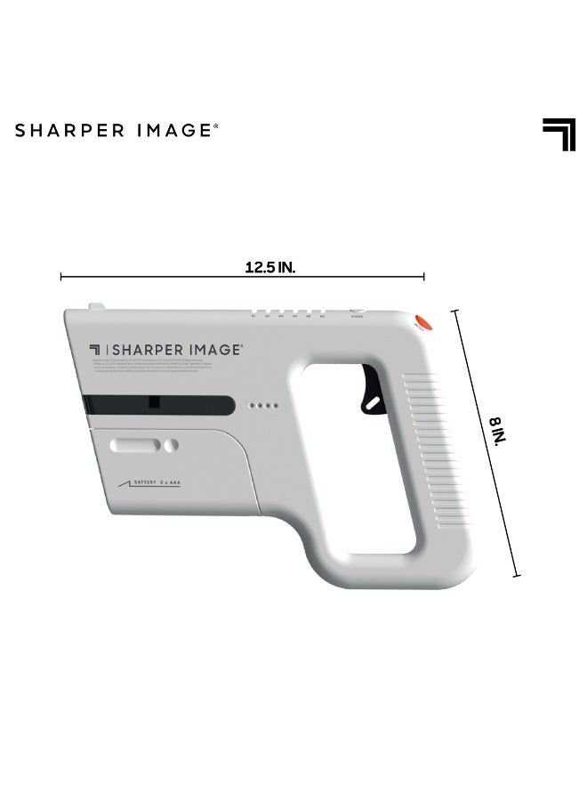 Sharper Image® Laser Tag Attack Pack 2-Player Tactical Precision with Compatible With Handtank Laser Tag Sets, Easy Reload with Lights and Sound Effects, 2-pieces, White, Age 8+ - Image 5