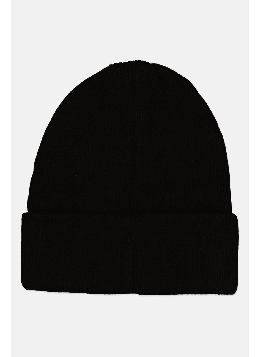 Rainforest Men Embropidered Logo Beanie Hat, Black  - Image 2