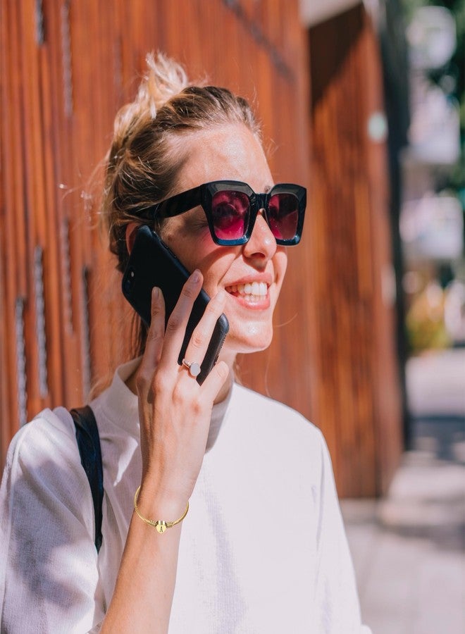 أساور ذهبية بحرف V من إس بي آي للمجوهرات للنساء، قابلة للتمدد، مصنوعة من الفولاذ المقاوم للصدأ، على شكل قلب، مزينة بحرف V، هدايا مجوهرات شخصية - Image 3