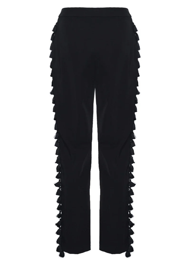 ترو ديكادينس Tori Black Tassel Tailored Trousers