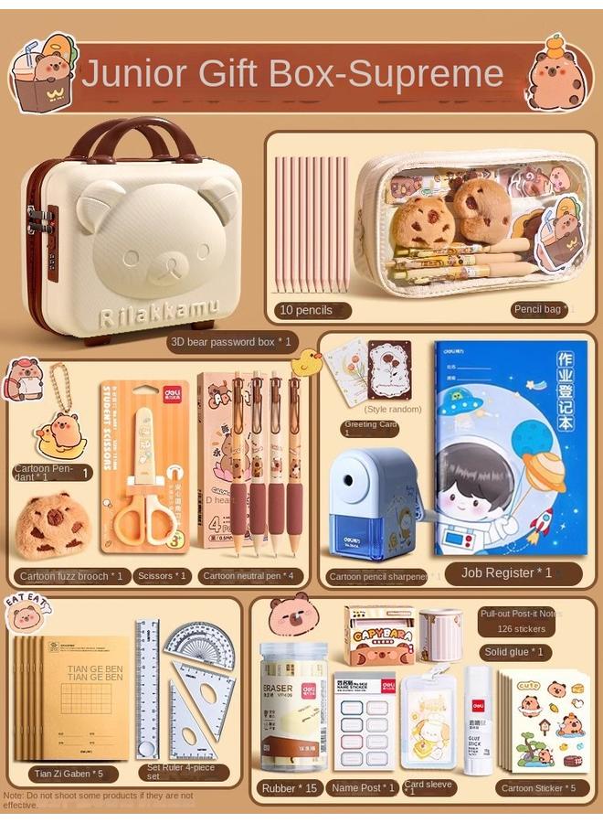 Bluejw Deli Kapi Barra Stationery Suit Gift Bag Gift Box Hand Account Hand Account New Term Opening Birthday Gift Prizes - Image 1