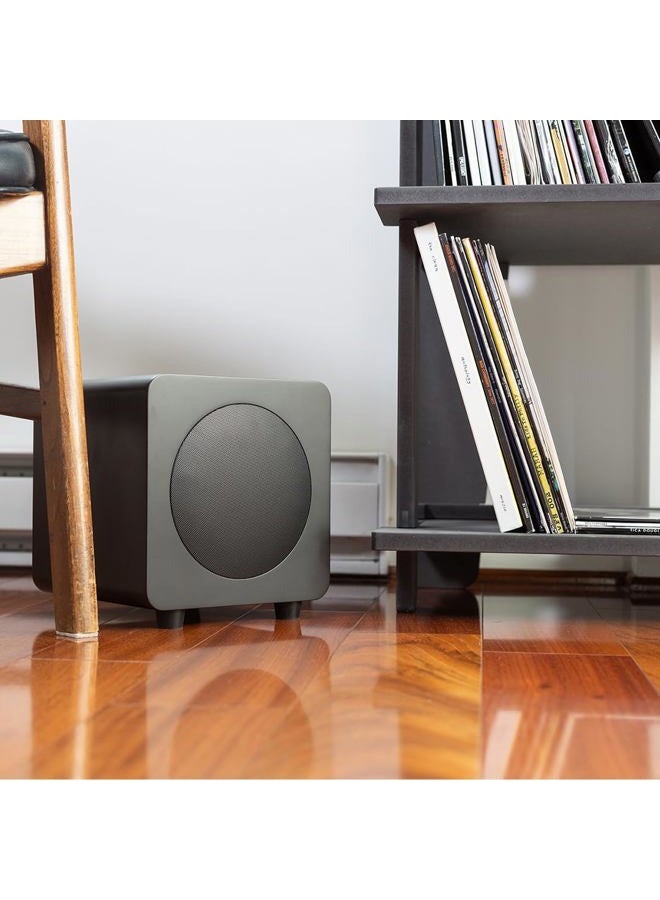 Kanto SUB8 8-inch Sealed Powered Subwoofer (Matte Black) - Image 2