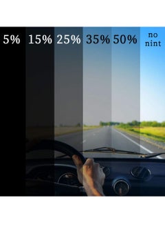 KASTWAVE Window Tint Film, 35% VLT Professional Uncut Car Window Film, Car Packaging Sun Film Suitable For Sunscreen Heat Insulation, Car Diy, Privacy Protection 2 Roll, 1m×50cm  - Image 2