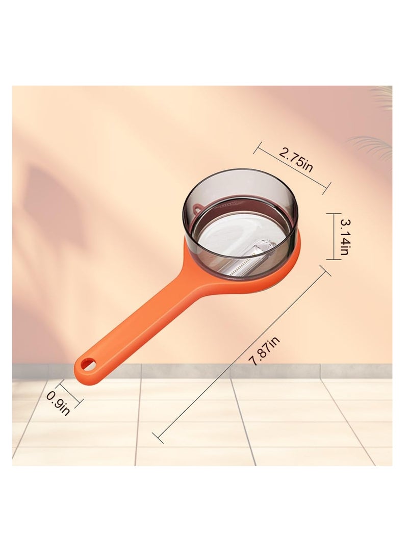 Excefore Peeler with Storage Box, 2 Pcs Professional Storage Bucket Peeler with Easy Grip Ergonomic Handle Ultra Sharp Stainless Steel Blades, Multifunctional Double Sided Stainless Steel Blade Peeler  - Image 5