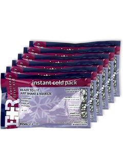 Ever Ready First Aid Ever Ready First Aid Disposable Cold Compress Therapy Instant Ice Pack for Injuries 6" x 9" - 6 Count 