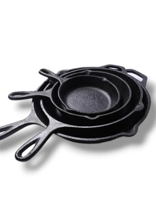 Cast iron frying pan set(15-20-26-30) - pzsku/Z5A25297CBBA9B8B4C4BCZ/45/1746312080/a5c4eb05-bd03-4905-afde-189357806869