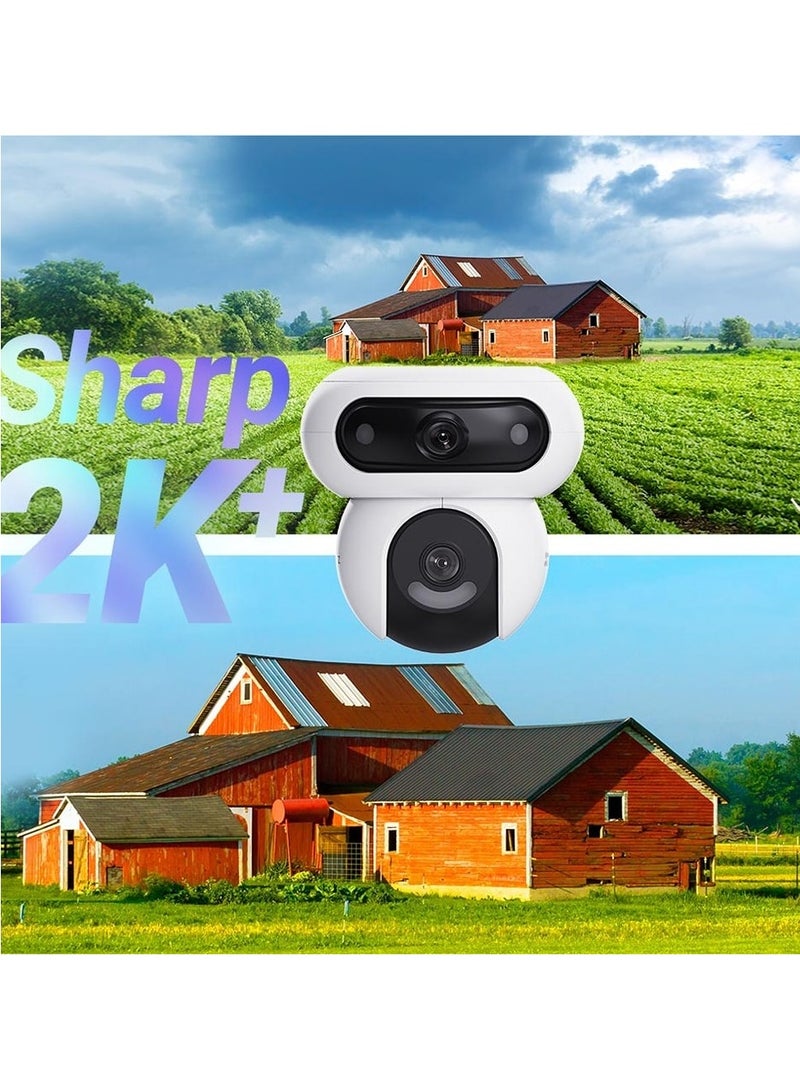 EZVIZ H90 Dual 2K+ Dual-Lens Pan & Tilt Wi-Fi Camera with 360° Coverage, 2K+ Resolution (2880×1620), AI Human & Vehicle Detection, Auto Smart Tracking, 30m IR Night Vision, Two-Way Audio, Cloud & MicroSD Storage (Up to 512GB), IP65 Weatherproof, H.265 Compression, Smart Integration with Google Assistant & Amazon Alexa | CS-H90-R100-8H44WKFL - Image 5