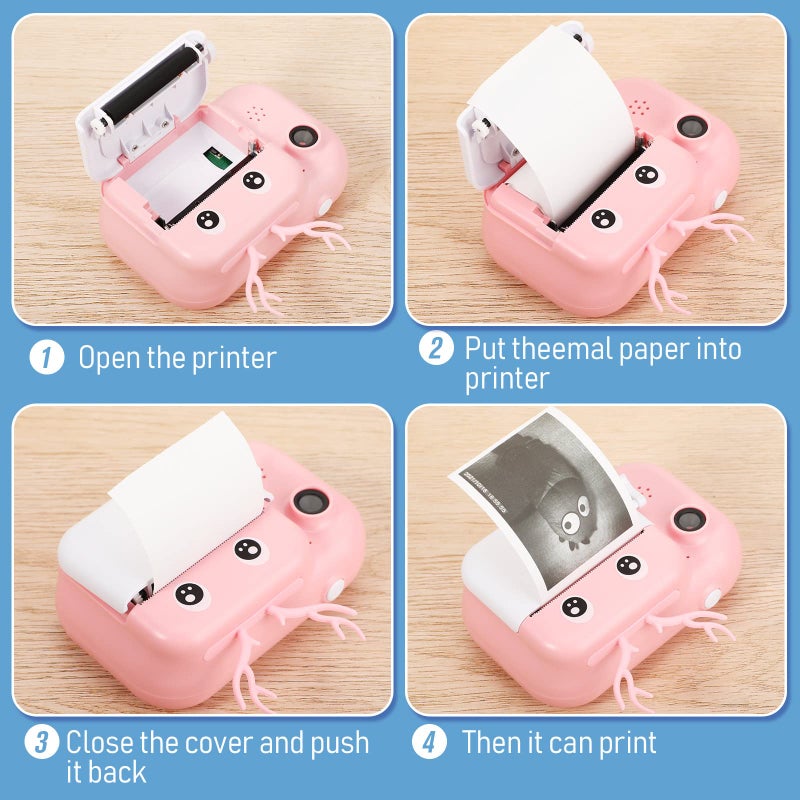 Epakh 12 Rolls Camera Thermal Paper Instant Camera Refill Paper Photo Printer Rolls, 2.2 x 1.1 Inch(White) - Image 5