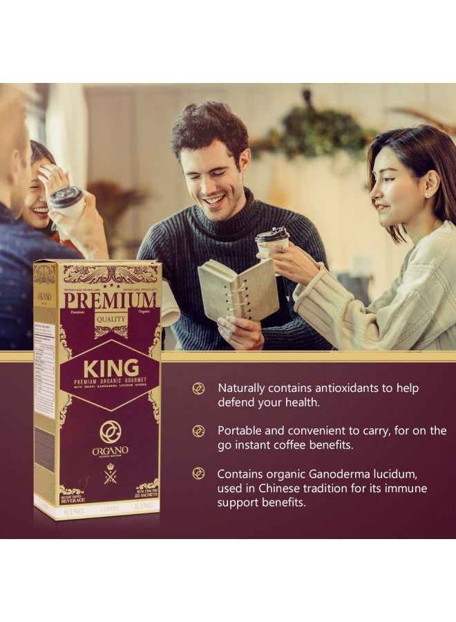 ORGANO Organo Gold King Of Coffee Organic Premium Ganoderma Lucidum U.S.A. Packaging (1 Box) - Image 4