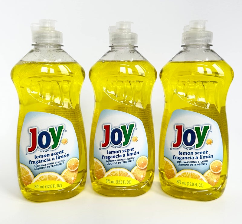 Joy Non-Ultra Dish Liquid 12.6Oz Lemon Scent (Package May Vary) Pack of 3 - Image 2