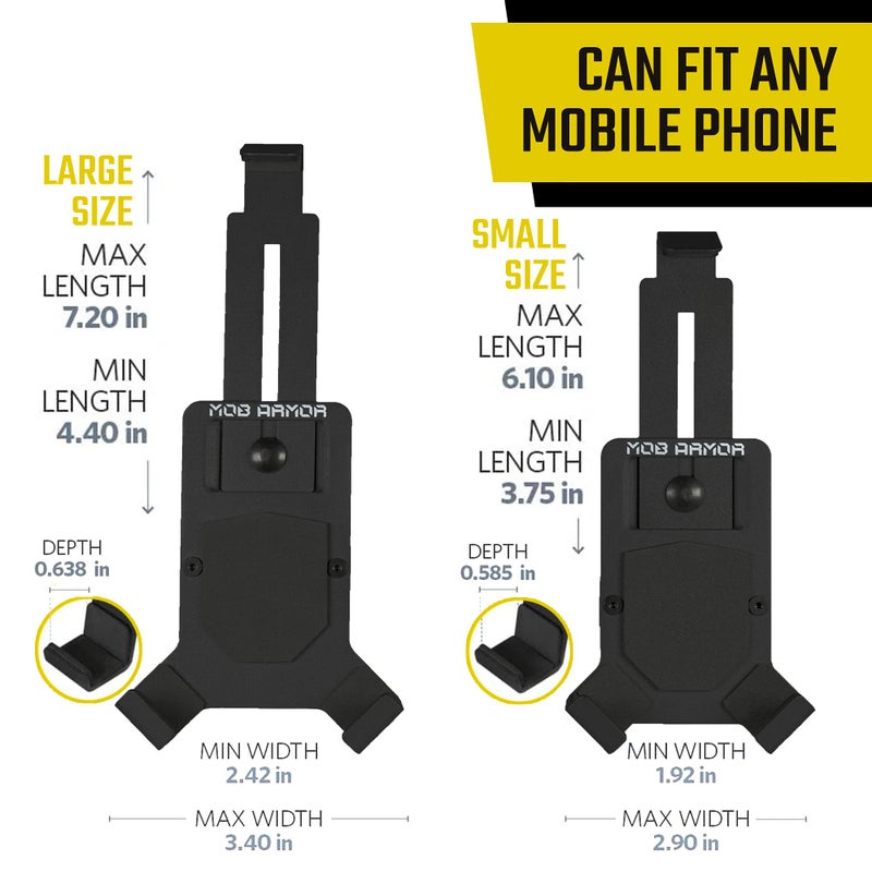 Mob Armor Heavy Duty Magnetic Phone Mount for Car - Universal Car Phone Holder for iPhone & Android, Strong Magnet for Off-Road & Commercial Vehicles, Cell Phone Car Accessories for Women & Men - Image 5