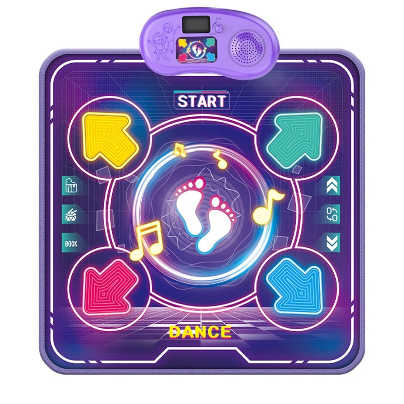 Single Lightup Dance Floor Mat with Multiple Game Modes for Indoor Play Interactive Music Toy - Image 2