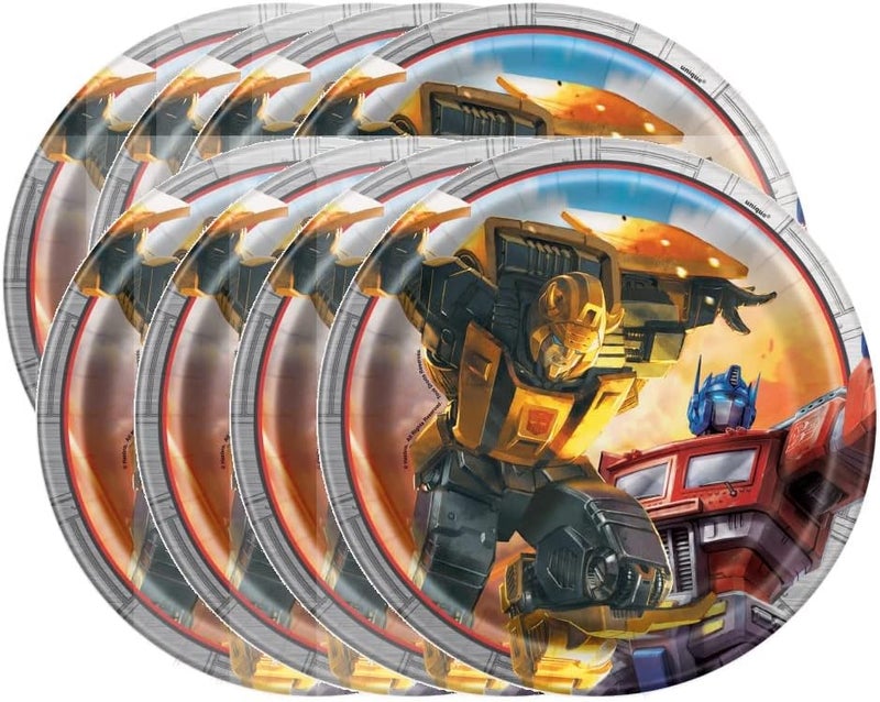 Unique Transformers Party Bundle  Transformers Birthday Party Decorations  Dinner  Dessert Plates Luncheon Napkins Table Cover Greatfor Action Robots Movie Birthday Themed Parties - Image 2