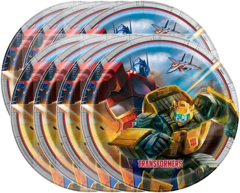 Unique Transformers Party Bundle  Transformers Birthday Party Decorations  Dinner  Dessert Plates Luncheon Napkins Table Cover Greatfor Action Robots Movie Birthday Themed Parties - Image 3