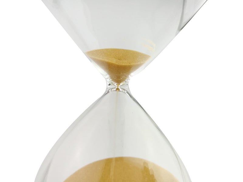 Winterworm Large Fashion Colorful Sand Glass Sandglass Hourglass Timer Clear Smooth Glass Measures Home Desk Decor Xmas Birthday Gift (10 Minutes, Brown) - Image 2
