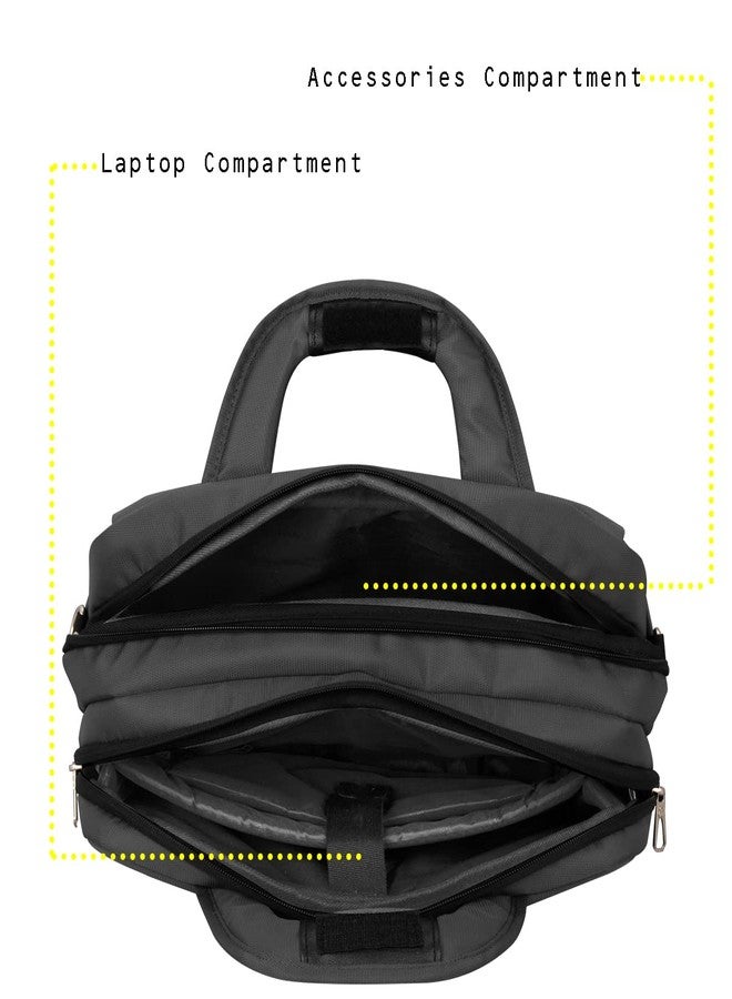 COSMUS Office Laptop Bag Epilax Grey Laptop Messenger Bag - Unisex-Adult - Image 3