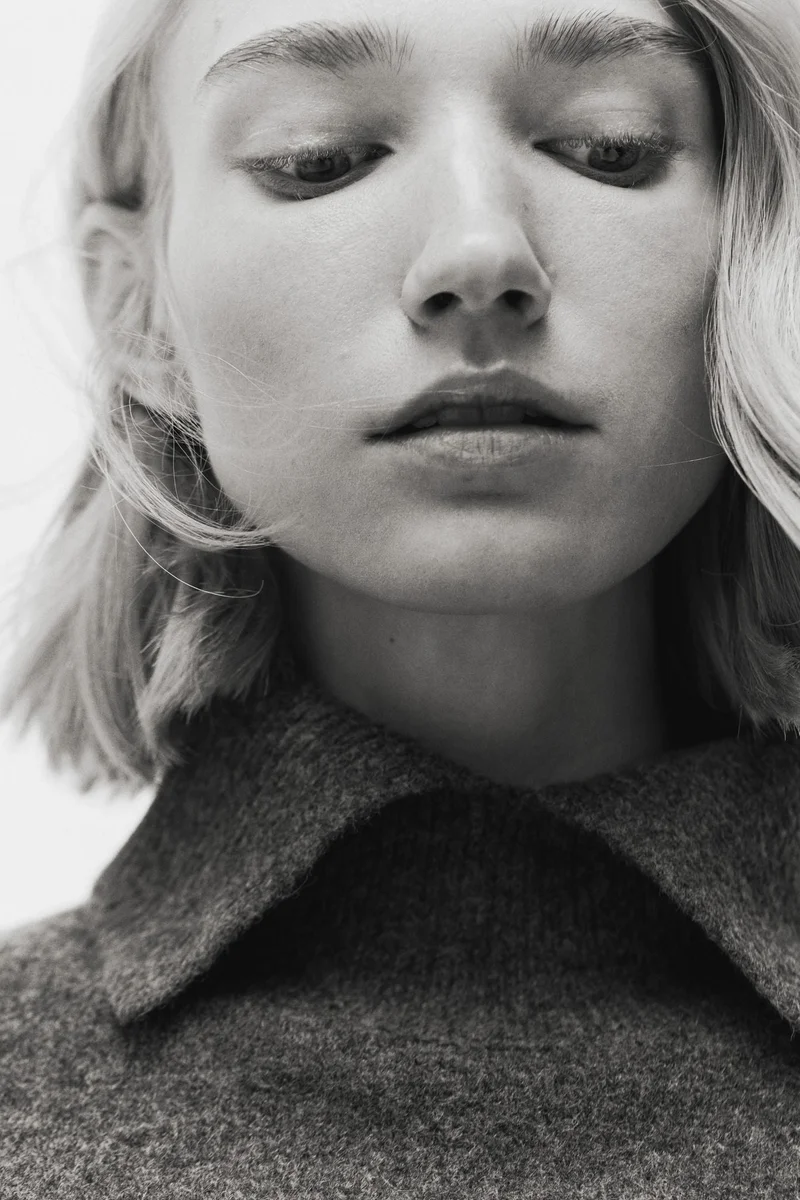 اتش اند ام كنزة بياقة بولو